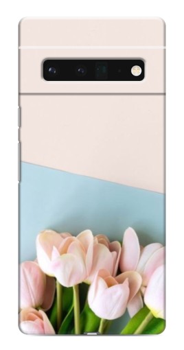 Чехол с принтом "Нежные тюльпаны" для Google Pixel 6 Pro
