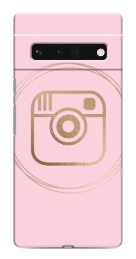 Чехол с печатью "розовый инстаграм" для Google Pixel 6 Pro