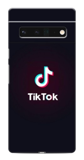 Чехол с принтом "TikTok темный" для Google Pixel 6 Pro