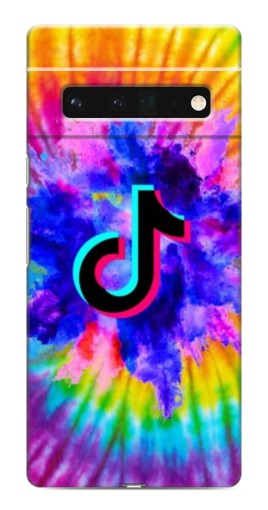 Чехол с принтом "TikTok в красках" для Google Pixel 6 Pro