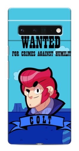 Чехол с принтом "WANTED COLT" для Google Pixel 6 Pro