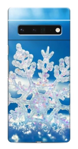 Силиконовый чехол с изображением "Яркая снежинка" для Google Pixel 6 Pro