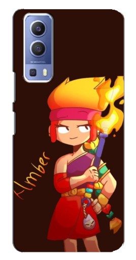 Чехол с печатью "Amber с факелом" для Vivo Y72