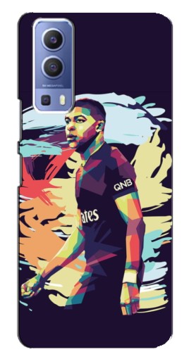 Силиконовый чехол с изображением "ART Mbappe" для Vivo Y72