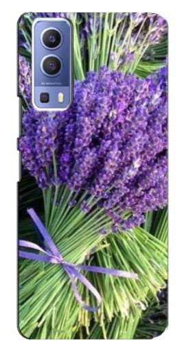 Силиконовый чехол с изображением "Букет лаванды" для Vivo Y72