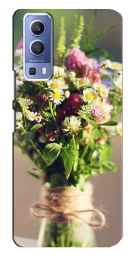 Силиконовый чехол с изображением "Букет полевых цветов" для Vivo Y72