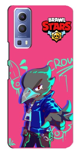 Силиконовый чехол с изображением "Crow Asassin" для Vivo Y72