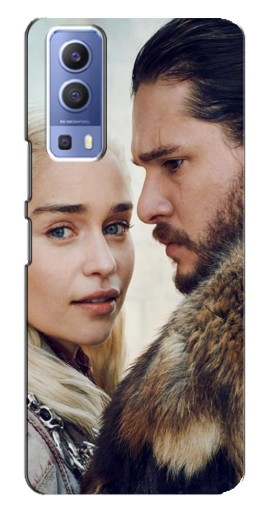Чехол с печатью "Дейнерис и Сноу" для Vivo Y72