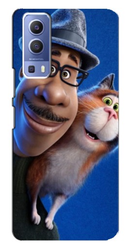 Чехол с принтом "Джо и кот" для Vivo Y72