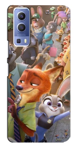 Чехол с принтом "Герои Зверополис" для Vivo Y72