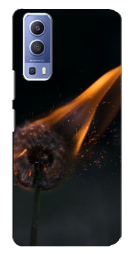 Чехол с картинкой "Горящий одуванчик" для Vivo Y72