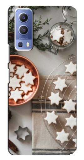 Силиконовый чехол с изображением "Имбирные звездочки" для Vivo Y72