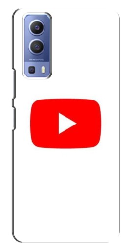 Чехол с принтом "Красная кнопка" для Vivo Y72