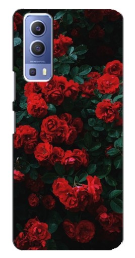 Чехол с картинкой "Красные розы" для Vivo Y72