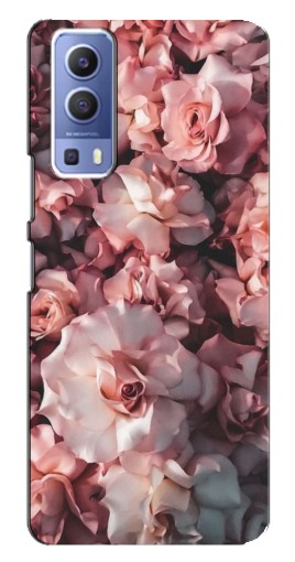 Чехол с печатью "Куст роз" для Vivo Y72