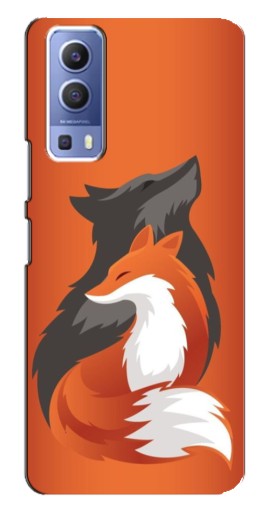 Чехол с печатью "Лиса ART" для Vivo Y72