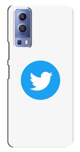 Силиконовый чехол с изображением "Лого Твиттера" для Vivo Y72