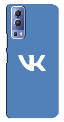 Чехол с принтом "Лого ВК" для Vivo Y72