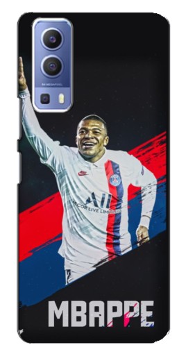 Силиконовый чехол с изображением "Mbappe в ПСЖ" для Vivo Y72