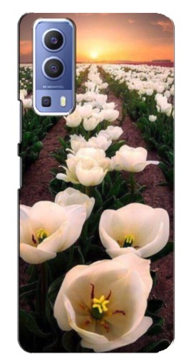 Силиконовый чехол с изображением "Поле тульпанов " для Vivo Y72
