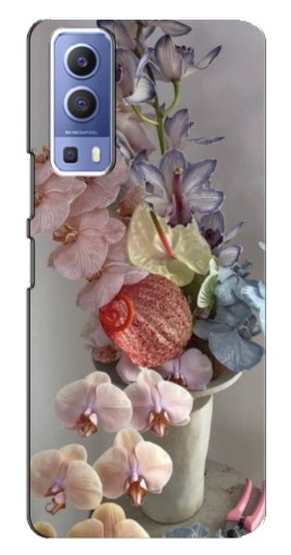 Чехол с принтом "Разноцветные орхидеи" для Vivo Y72