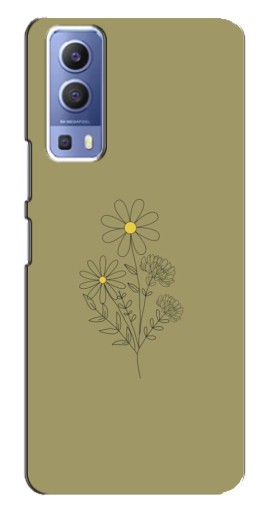Силиконовый чехол с изображением "Рисунок ромашка" для Vivo Y72