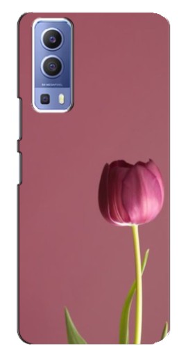 Чехол с принтом "Розовый тюльпан" для Vivo Y72