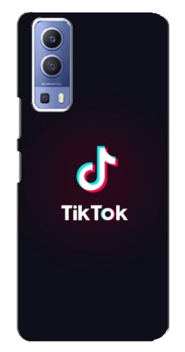 Силиконовый чехол с изображением "TikTok темный" для Vivo Y72
