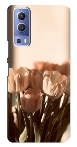 Силиконовый чехол с изображением "Тюльпаны на солнце" для Vivo Y72