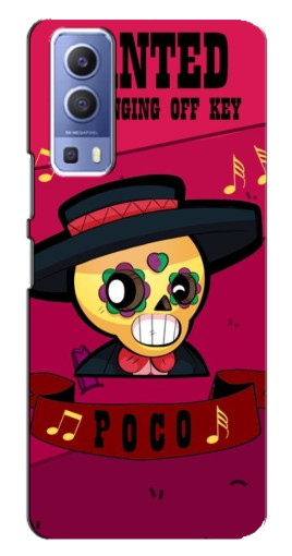 Чехол с принтом "WANTED POCO" для Vivo Y72