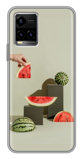 Чехол с печатью "Арт Арбузы" для Vivo Y33s