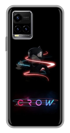 Силиконовый чехол с изображением "Brawl Crow" для Vivo Y33s