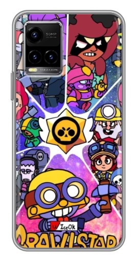 Чехол с картинкой "Brawl заставка" для Vivo Y33s