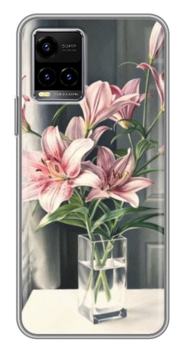 Чехол с картинкой "Букет лилии" для Vivo Y33s