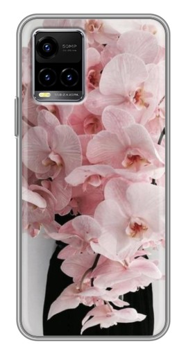 Чехол с печатью "Букет орхидеи" для Vivo Y33s