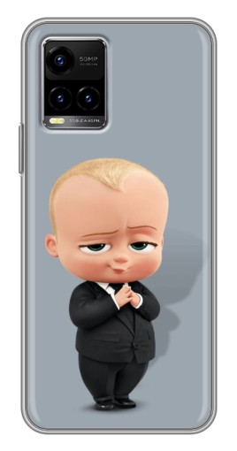 Чехол с картинкой "Деловой ребенок" для Vivo Y33s
