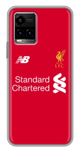Чехол с печатью "Форма Liverpool" для Vivo Y33s