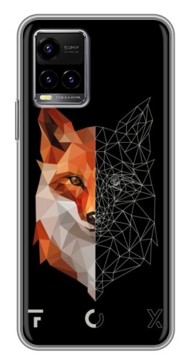 Чехол с печатью "Fox" для Vivo Y33s
