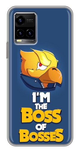 Чехол с принтом "Gold Boss" для Vivo Y33s