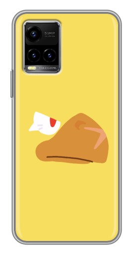 Чехол с печатью "Gold Crow" для Vivo Y33s