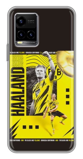 Чехол с картинкой "Golden Haaland" для Vivo Y33s