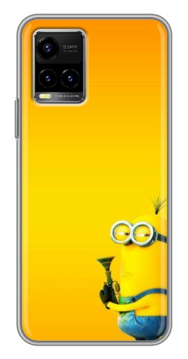 Силиконовый чехол с изображением "Кевин Миньон" для Vivo Y33s