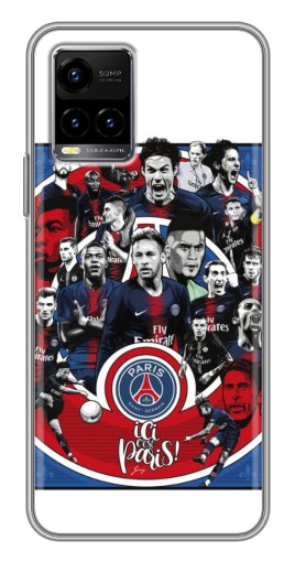 Чехол с печатью "Команда PSG" для Vivo Y33s