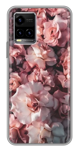 Чехол с картинкой "Куст роз" для Vivo Y33s