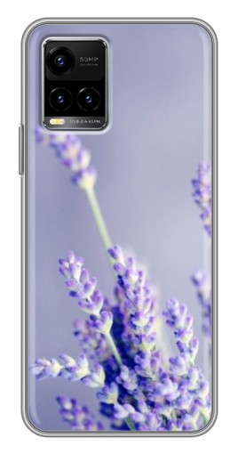 Чехол с печатью "Лаванда вблизи" для Vivo Y33s