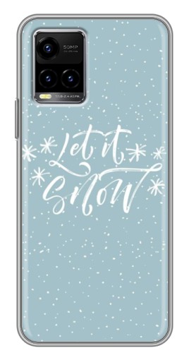 Чехол с принтом "Let it Snow" для Vivo Y33s