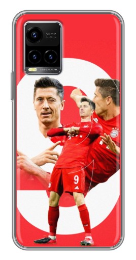 Силиконовый чехол с изображением "Левандовски" для Vivo Y33s