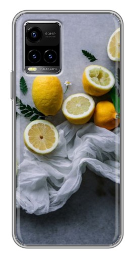 Силиконовый чехол с изображением "Лимонное настроение" для Vivo Y33s