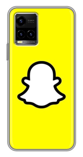 Чехол с печатью "Лого Snapchat" для Vivo Y33s