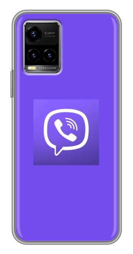 Чехол с принтом "Лого Viber" для Vivo Y33s